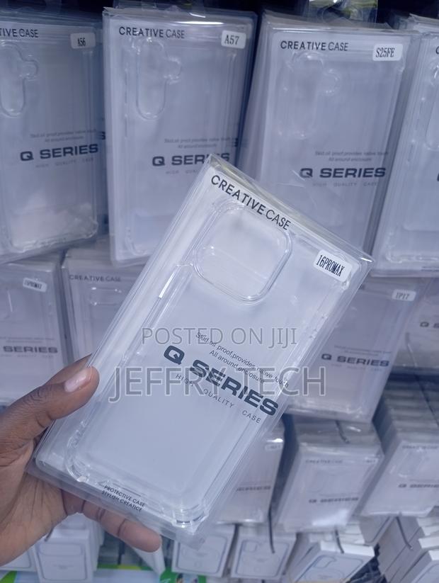 iPhone 16 Pro Max Creative Case Q Series Clear Protective Phone Case - thumbnail 2