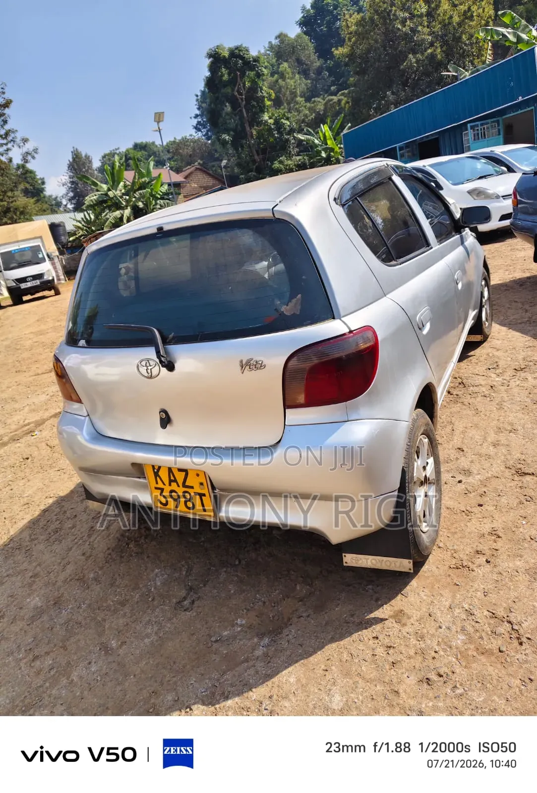 Toyota Vitz 1.0 FWD 5dr 1999 Silver