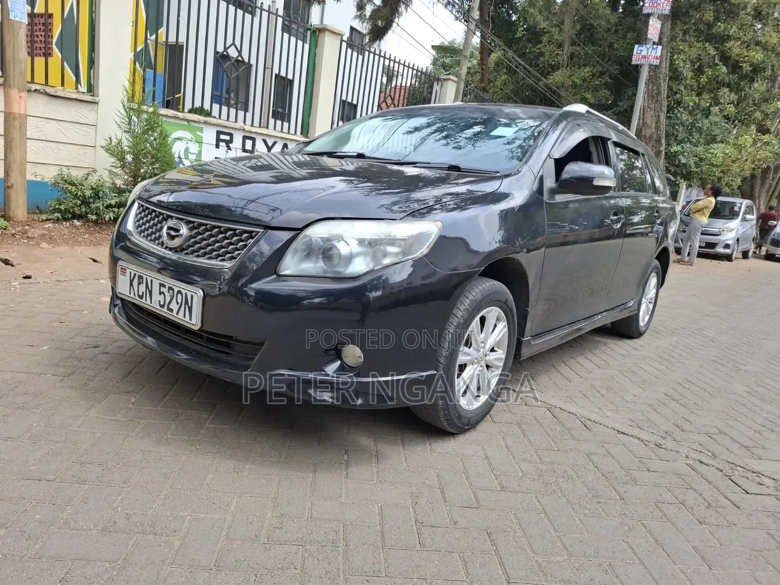 Toyota Corolla Fielder 2010 Matt Black