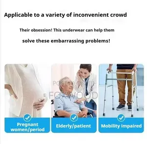 Unisex Incontinence Briefs Period Postpartum Underwear