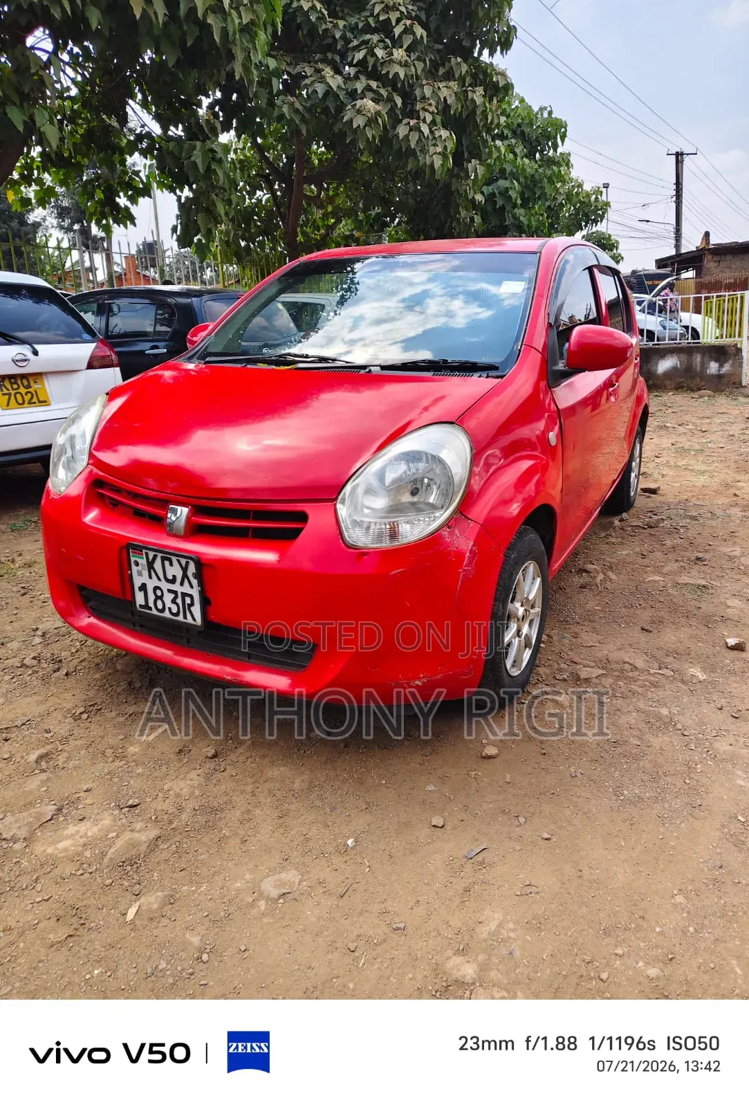 Toyota Passo 1.0 FWD 2013 Red
