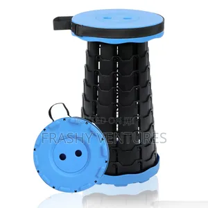 Adjustable Foldable Collapsible Telescopic Stool