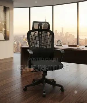 Office Chairs; Modern Ergonomic Adjustable Fabric Office Chairs