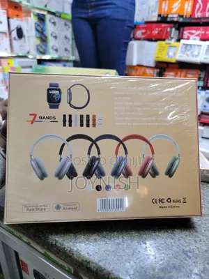 P9 Series Smart Watch With 7straps/ Headphones