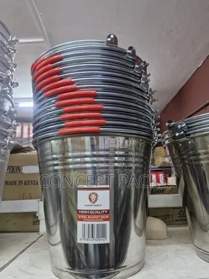 36Cm 20Litres Steel Bucket