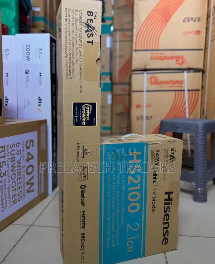 Hisense HS2100 Soundbar With Dolby Audio
