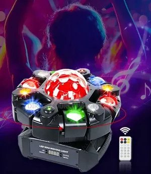 Magic Beam 6-Arm LED Moving Head Stage Light for DJ Events