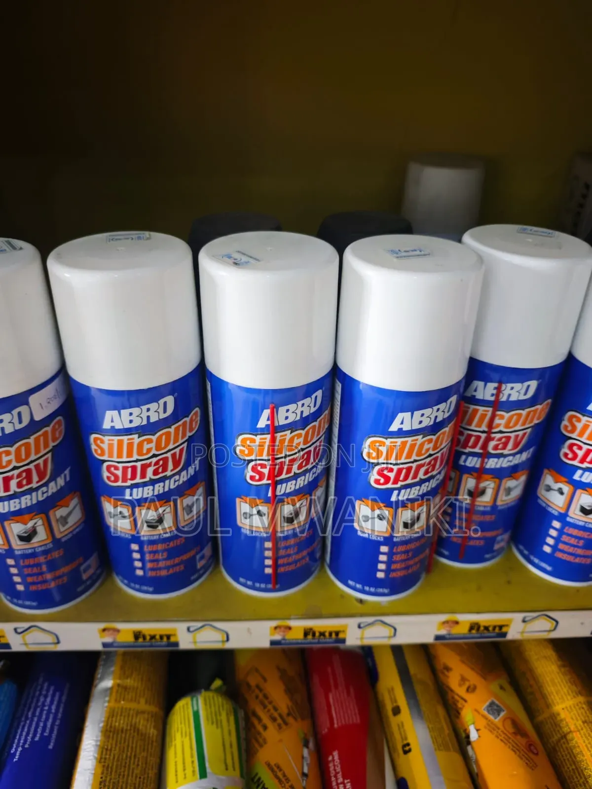 Heavy Duty ABRO Silicone Spray – Door, Rubber Battery Protection