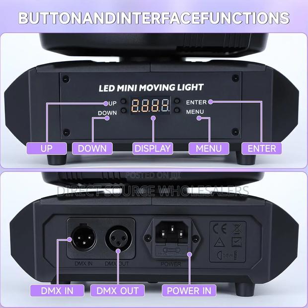 Professional 6-Arm RGBW Magic Beam Party Stage Lighting - thumbnail 3
