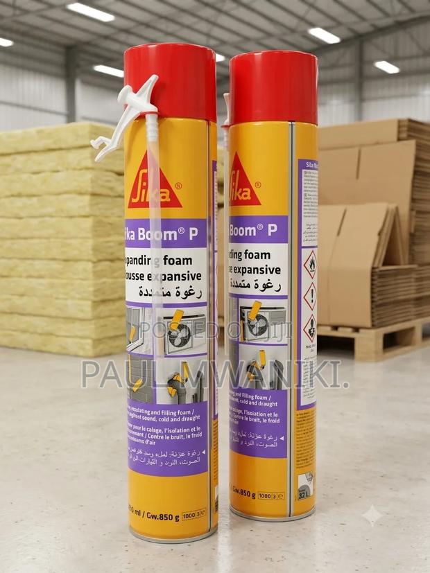 Sika Boom P Expanding Foam – Polyurethane Insulation Gap Filler - thumbnail 2