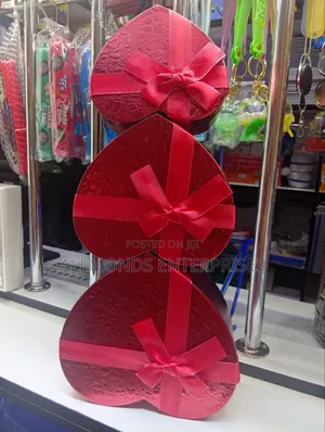 3 Piece Heart/Love Shaped Gift Box