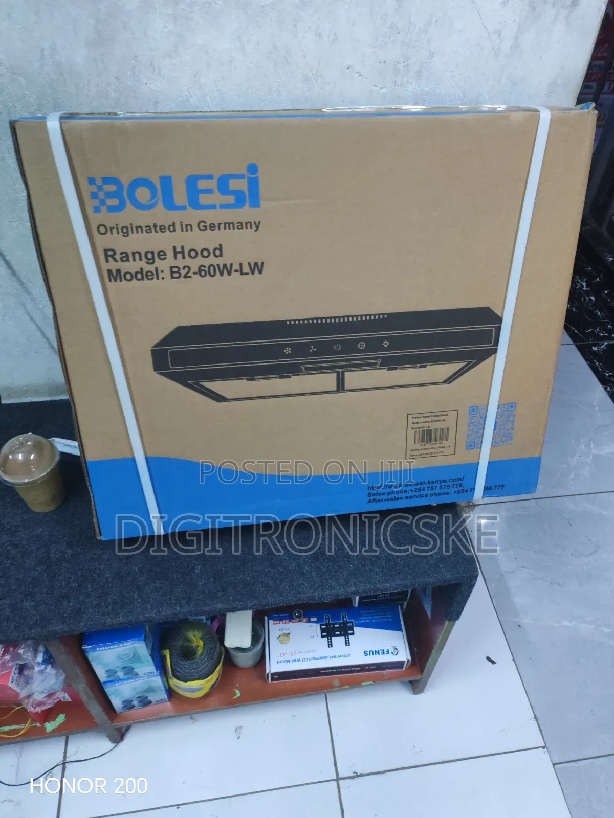 Bolesi 60cm Under the Cabinet Kitchen Hood