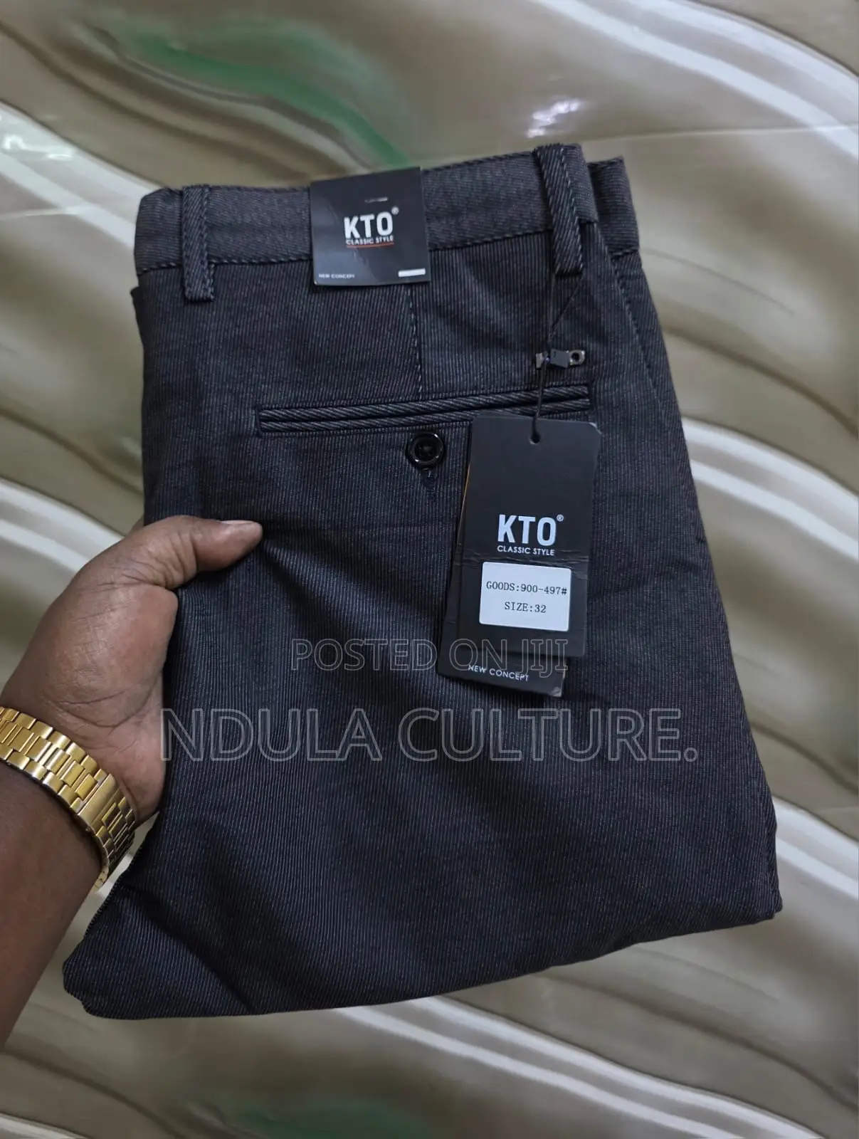 KTO and Timberland Khaki Trousers
