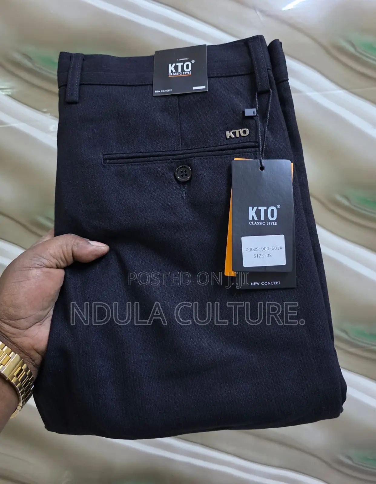 KTO and Timberland Khaki Trousers