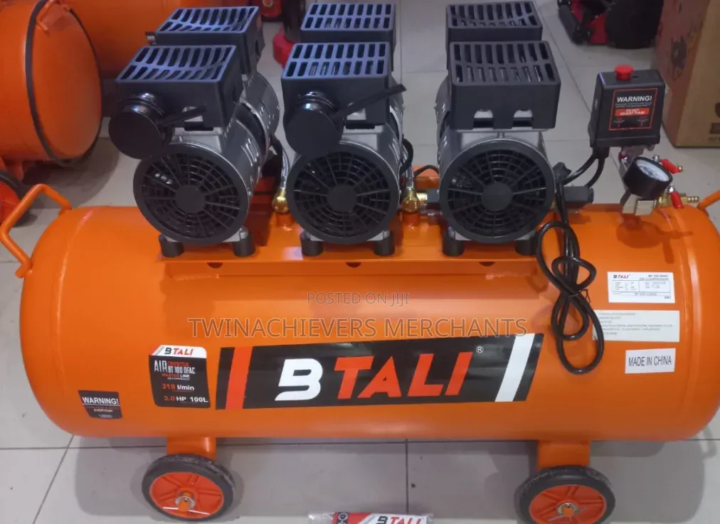 Bt100 Ofac Oil Free 3 Block Silent Compressor 100ltrs