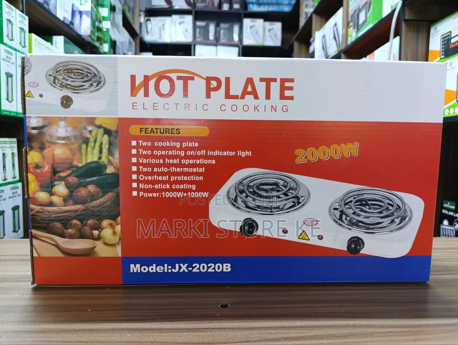 Double Hotplate Electric Coil Cooker