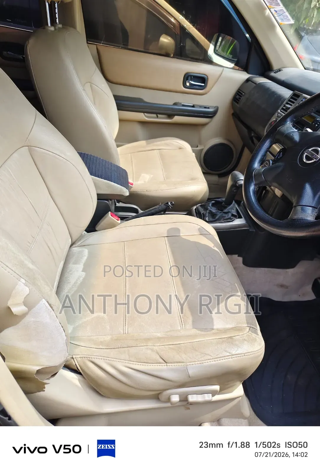Nissan X-Trail 2.0 Comfort 2002 Black