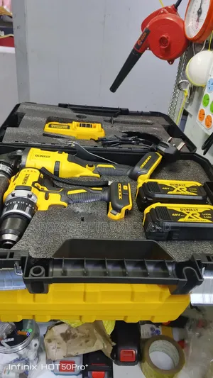 DeWalt Cordless Combo Set Drill Set and Cordless Grinder