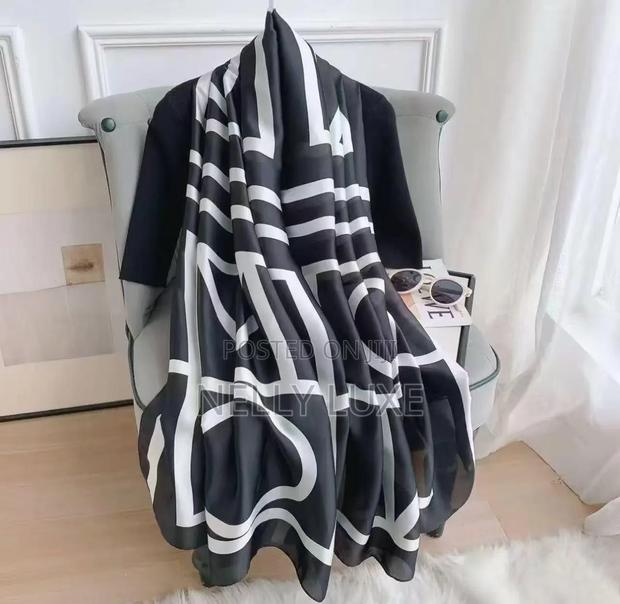 Stylish Silk Scarf - thumbnail 7