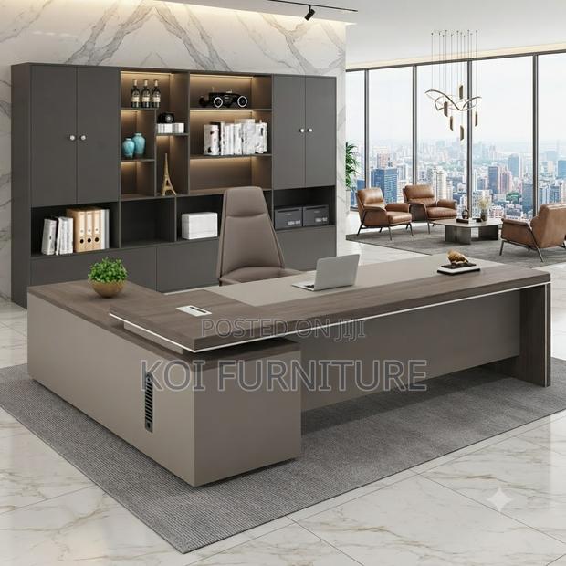 Office Desk; 1600MM Modernized Expansive Office Desk - thumbnail 2