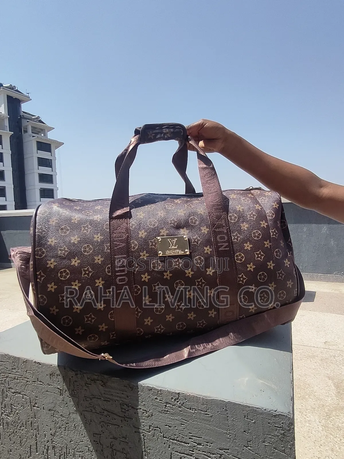 Large LV Duffel Travel Bag | 44cm Weekend Luggage Bag