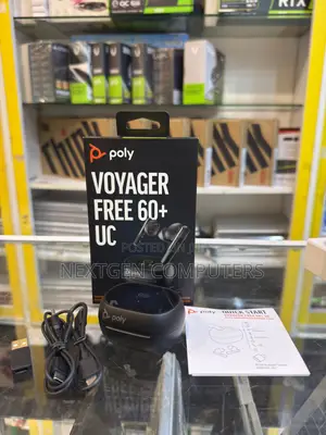 Poly Voyager Free 60+ UC Wireless Earbuds With Touchscreen Charge Case