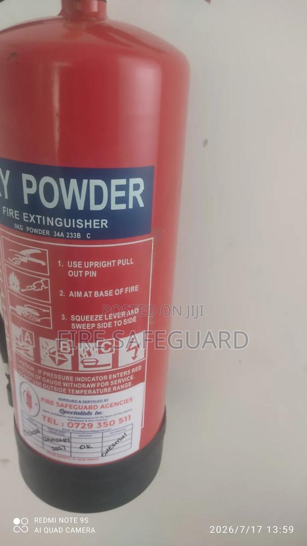 9Kg Dry Powder Fire Extinguisher - thumbnail 2