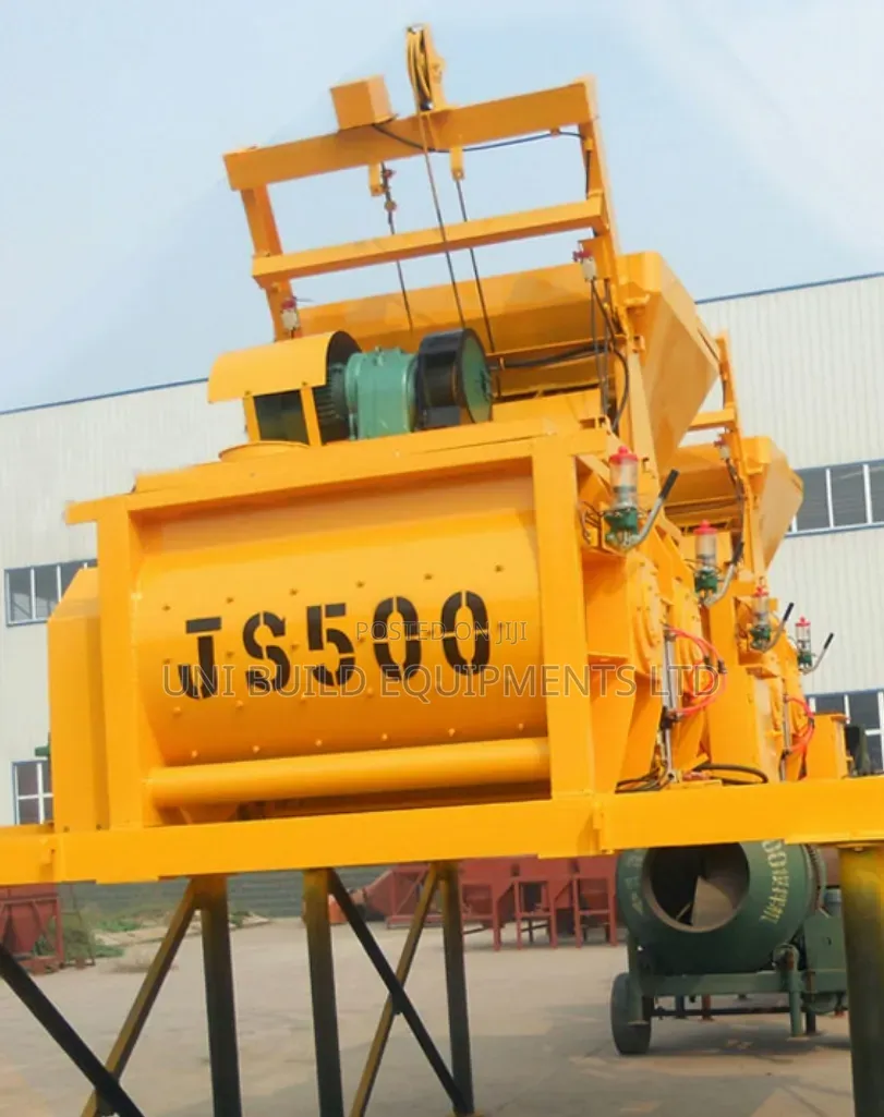 JS 500 ( Twin Shaft Compulsory Concrete Mixer )