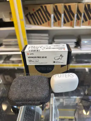 Poly Voyager Free 60 UC White Earbuds Wireless With Type C Dongle