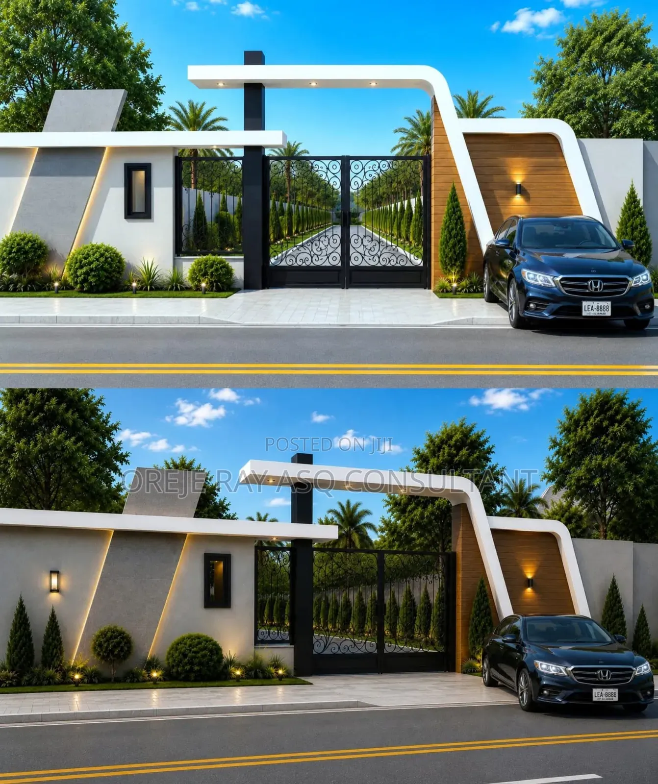 House Plan and Action - Modern House Plan