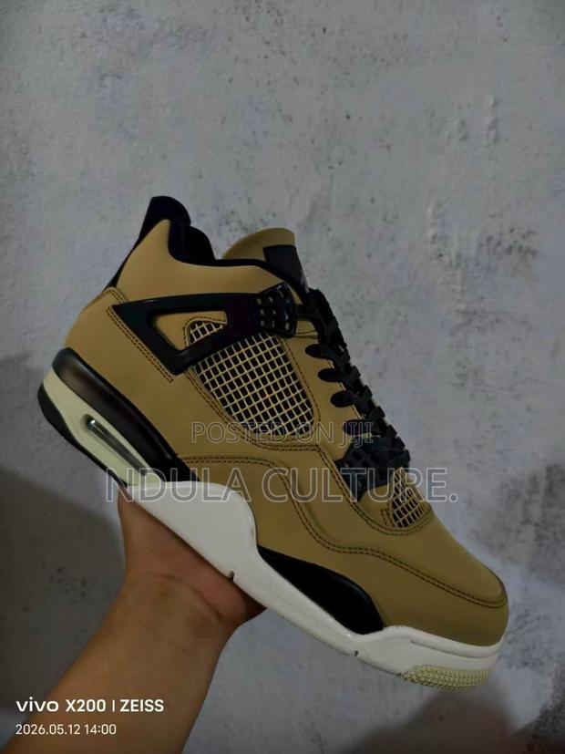 Original Leather Jordan 4 Retro Bin - thumbnail 2