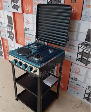 Eurochef 3+1 Cooker With Stand and Shelves