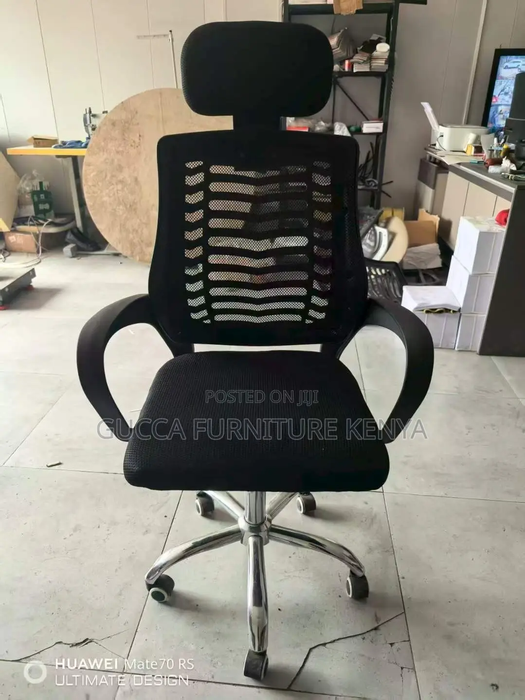 Staffroom Adjustable Headrest Chair