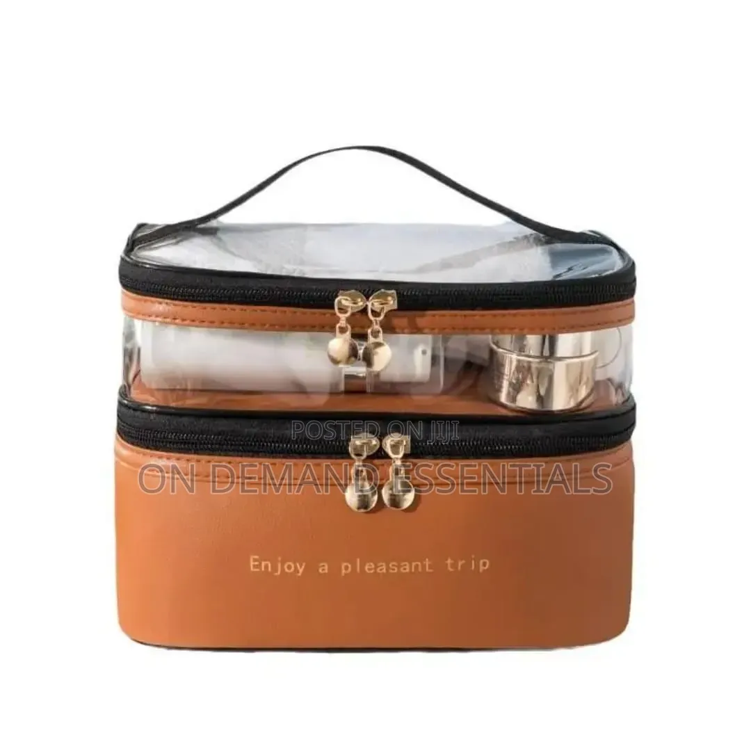 Double Layer PVC Cosmetic Bag