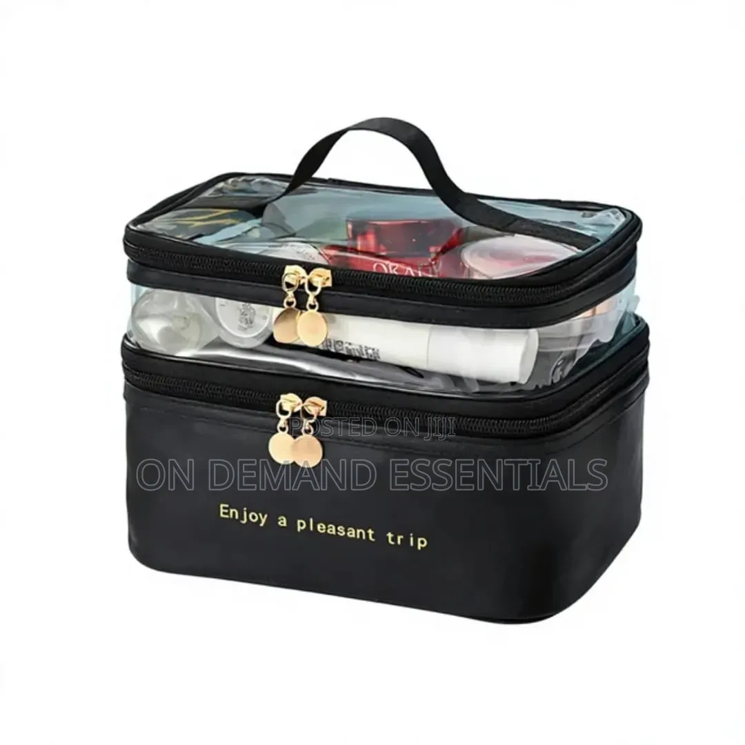 Double Layer PVC Cosmetic Bag