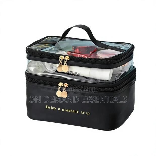 Double Layer PVC Cosmetic Bag - thumbnail 7