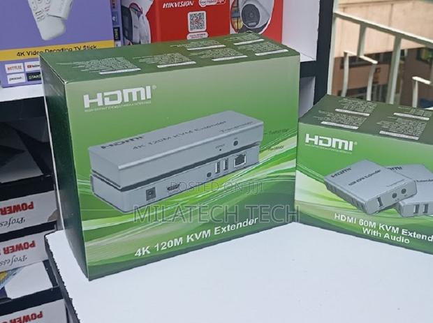 120M HDMI Extender Over Network Cable – USB KVM Included - main view