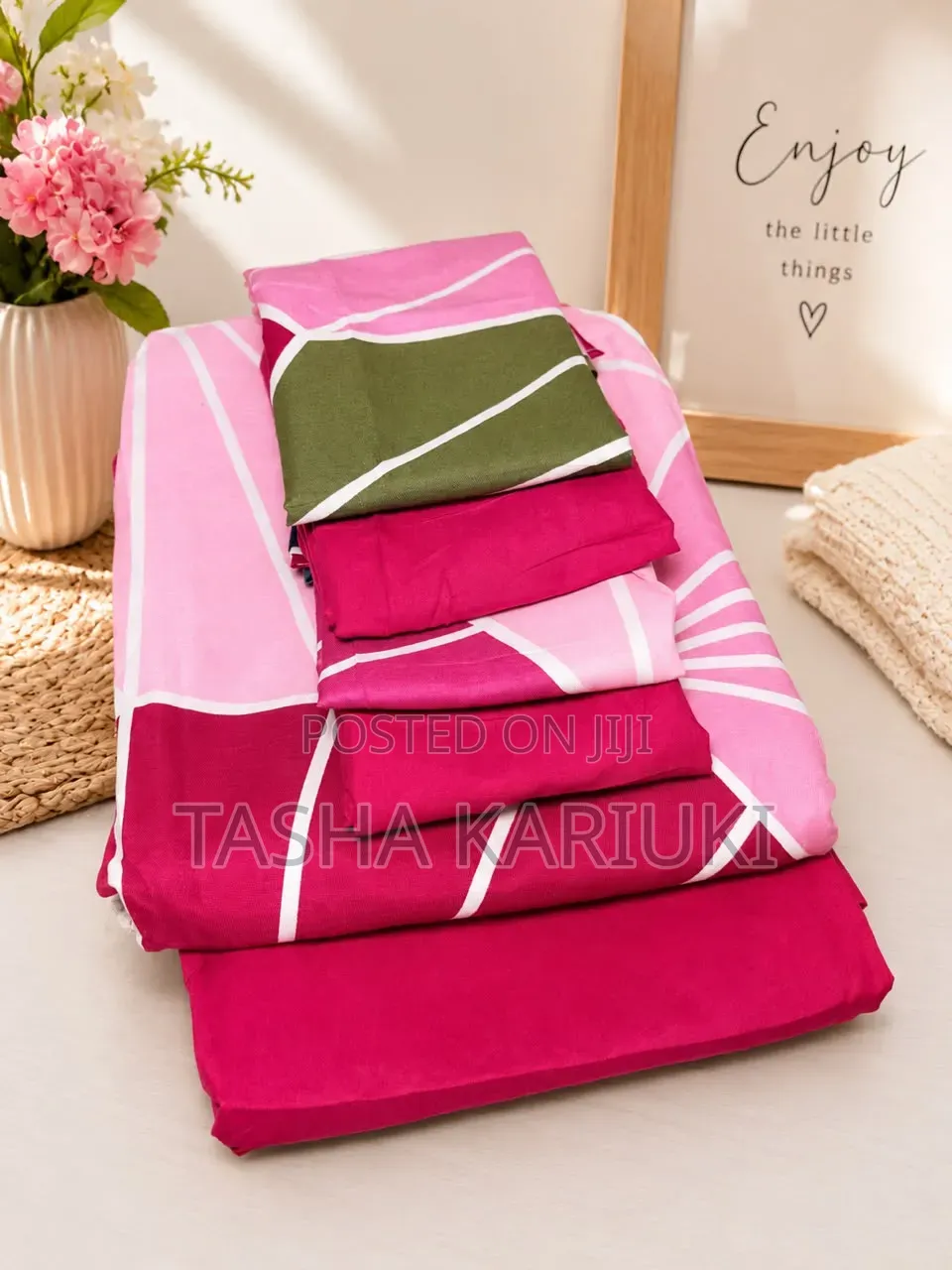 Soft Cotton Bedsheets 7*8