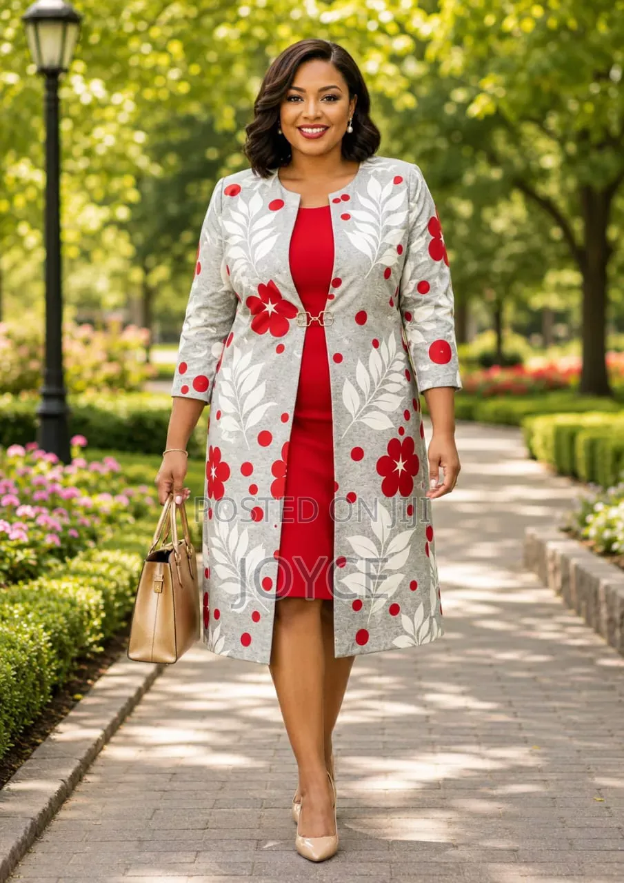 Modern Design 2pc(dress and Coat )