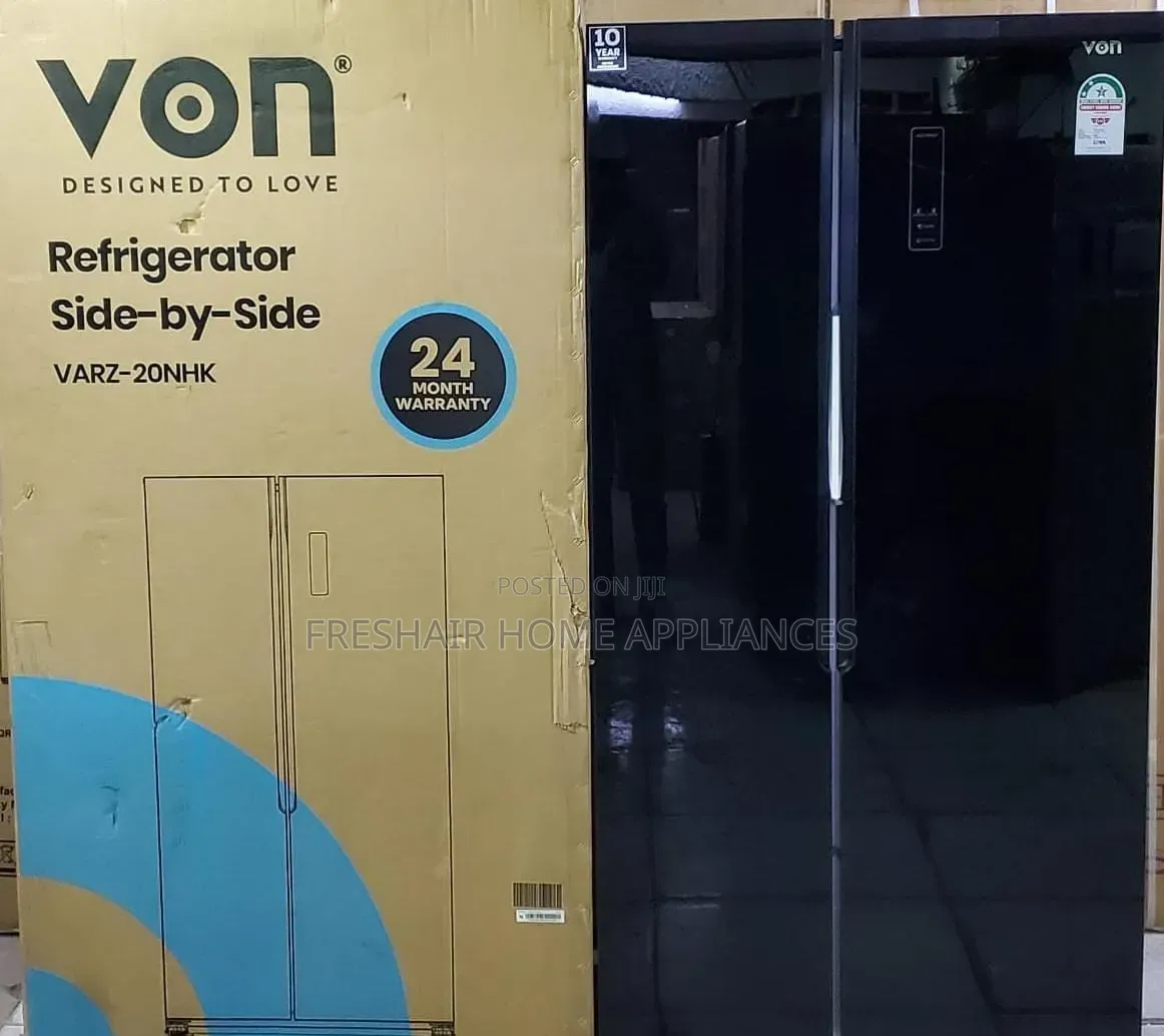 Von 442 Litres Side by Side Refrigerator