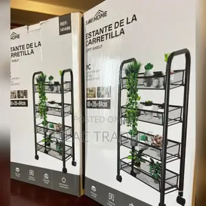 Metallic 4 Layer Fruit Rack