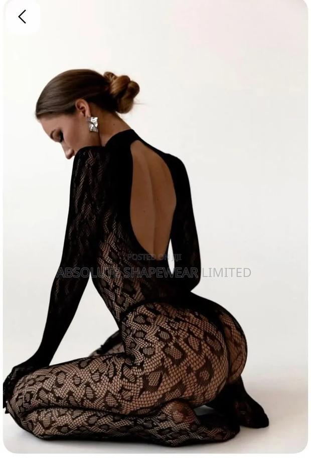 Leopard Print Fullbody Stocking - thumbnail 2
