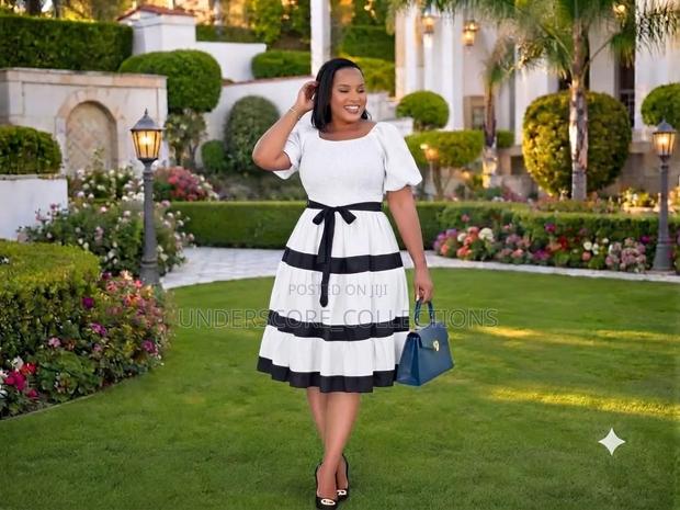 Elegant Puff Sleeve Dresses - thumbnail 2
