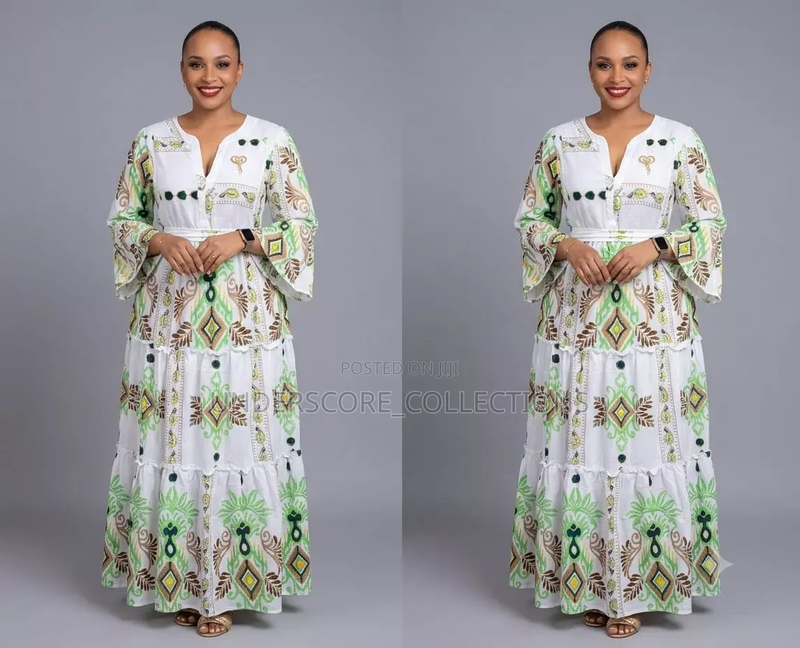V Neck Maxi Dresses for Ladies