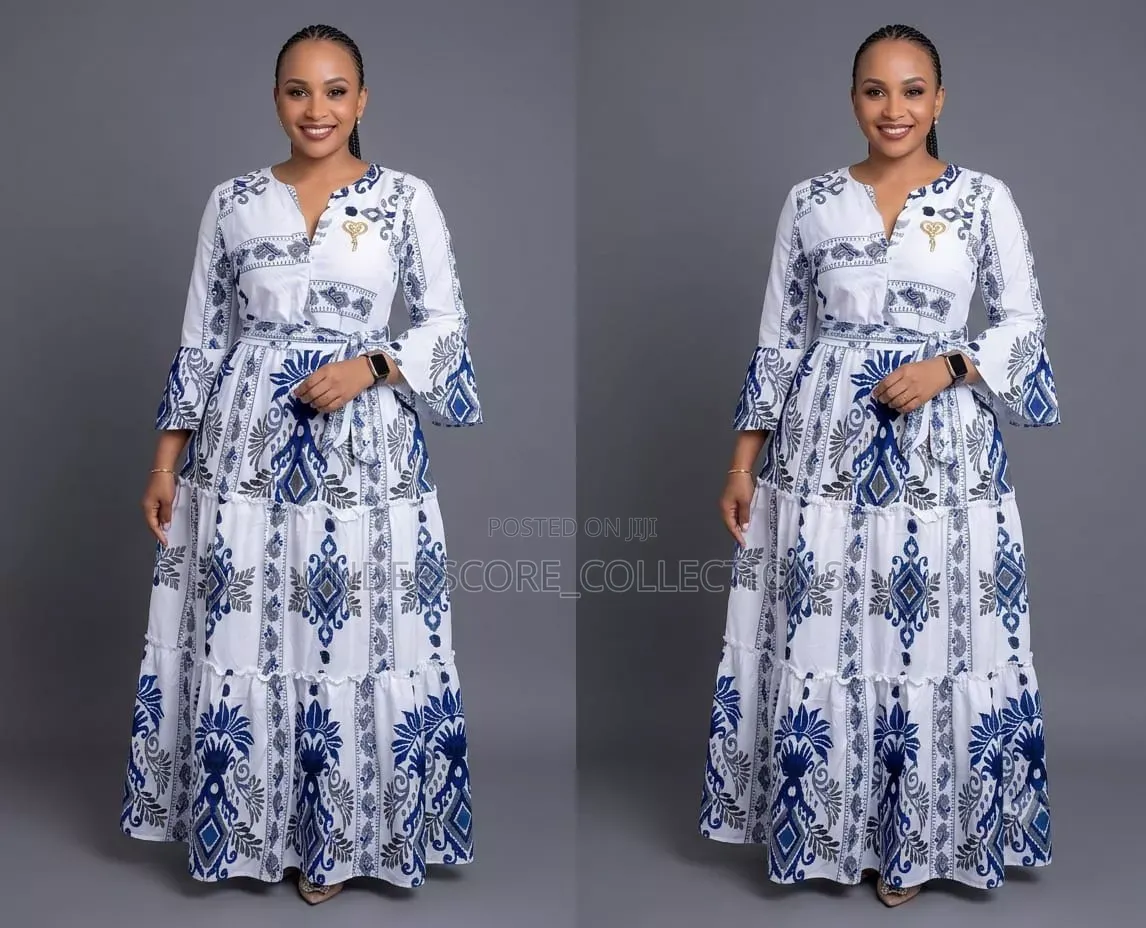 V Neck Maxi Dresses for Ladies