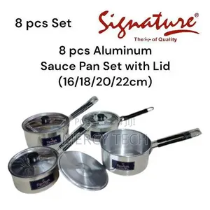 8pcs Signature Aluminum Cookware Set (16/18/20/22cm)