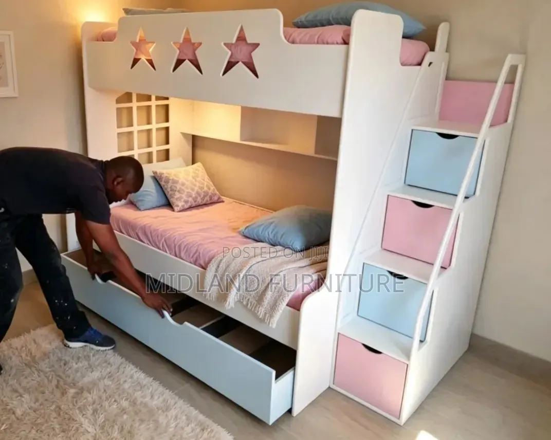 Children Double Decker Bunk Beds Available on Order