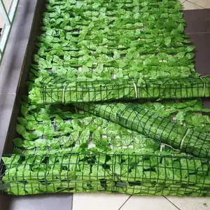 Light Green Elegant Privacy Solutions Artificial Balcony Fence