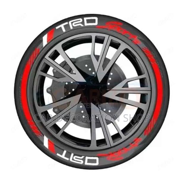 TRD Sport Tire Decal Customized Stickers Set - thumbnail 2