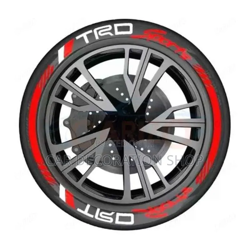 TRD Sport Tire Decal Customized Stickers Set
